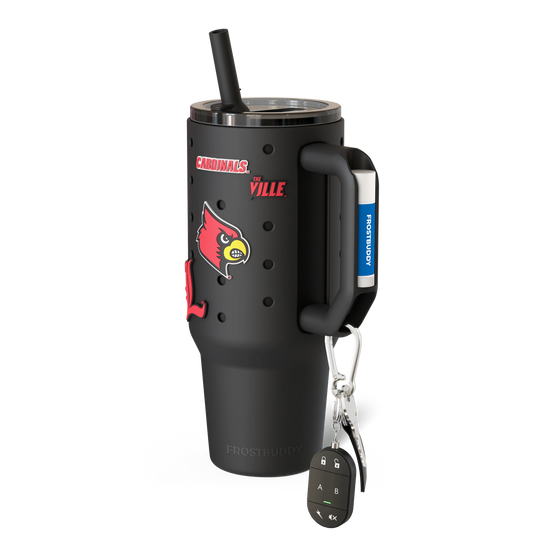 Thicc Buddy 40oz | Louisville Cardinals | Skin + Budz Bundle